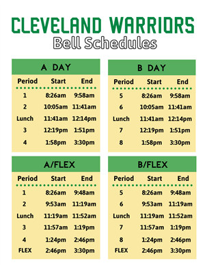 2024-25 Bell Schedule
